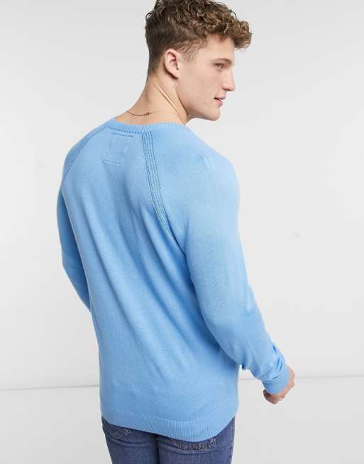 Hollister blue sweater clearance