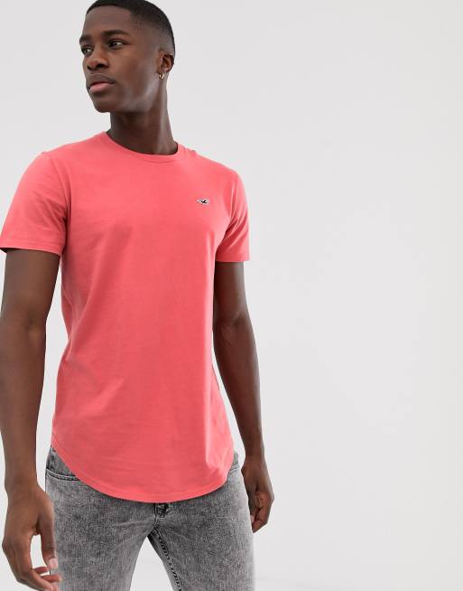 Hollister curved hem tee sales