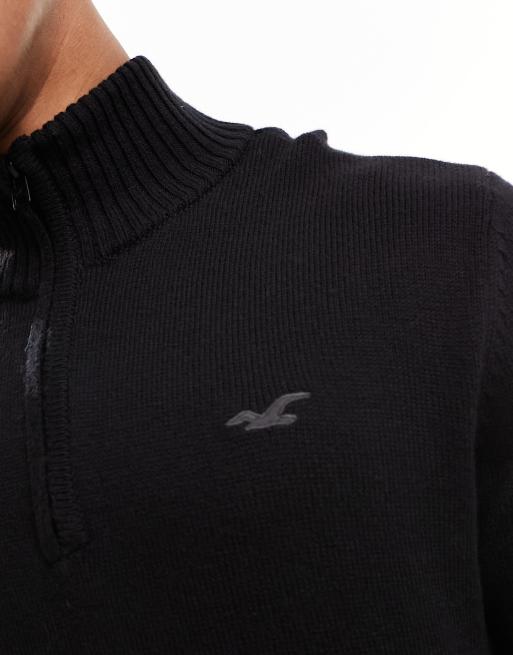 Black sweater hollister new arrivals