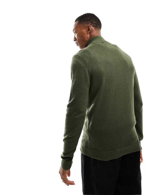 Hollister half zip sweater hotsell