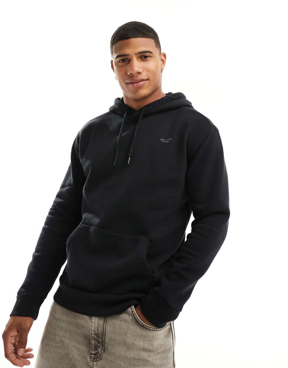 Hollister graphic sweatshirt in dark grey