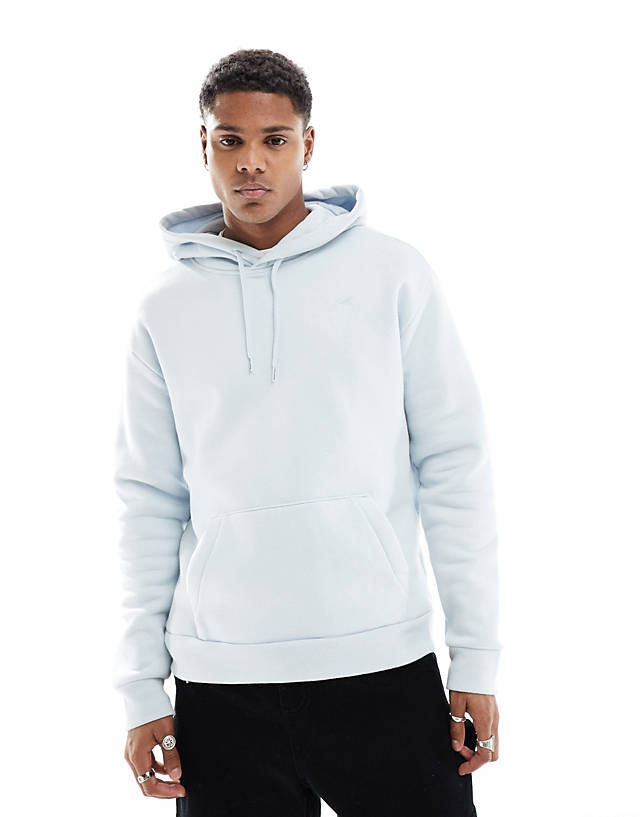 Hollister - icon logo hoodie in light blue