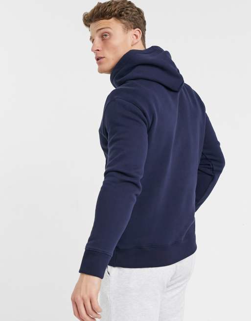 Hollister Icon Logo Hoodie in Navy, 2 of 4