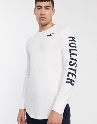 Hollister icon logo long sleeve arm and 