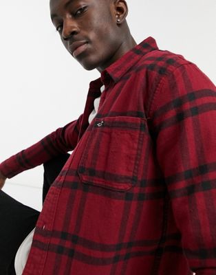 hollister red checked shirt