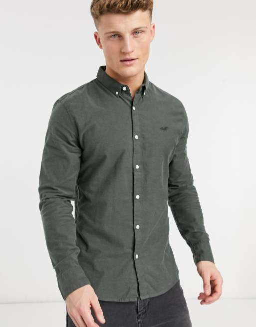 Olive green hollister shirt top