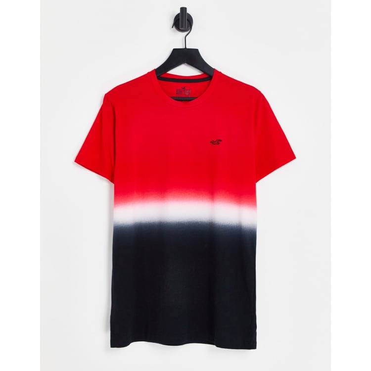 Hollister red and white striped shirt sales