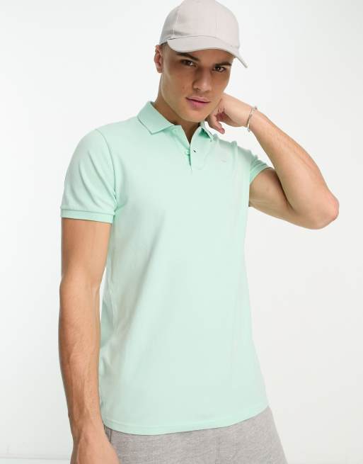 Mint green polo shirt sale