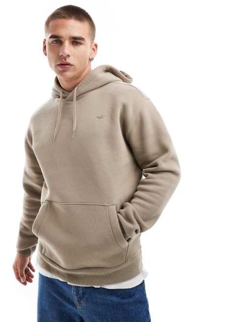 Hollister tan hoodie clearance