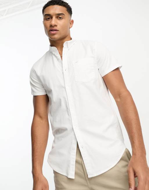 Hollister short sleeve button up clearance
