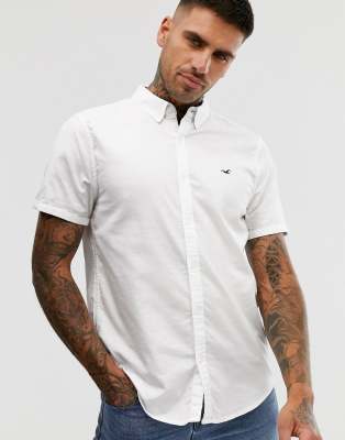 hollister mens short sleeve shirts