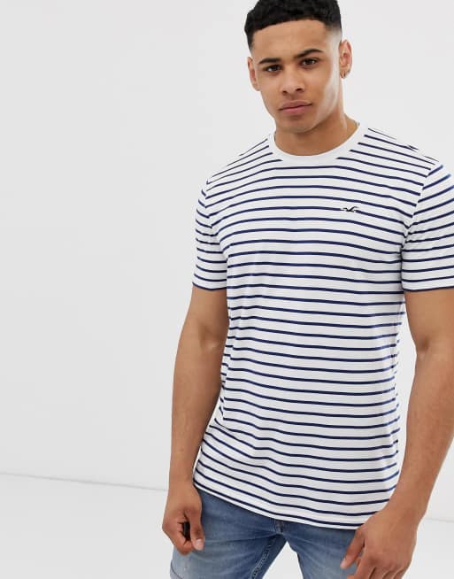 Hollister t shirt rayé clearance