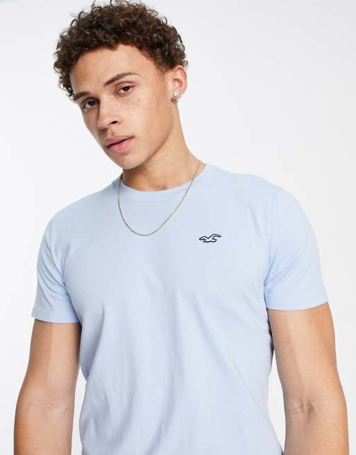 Light blue hollister shirt cheap