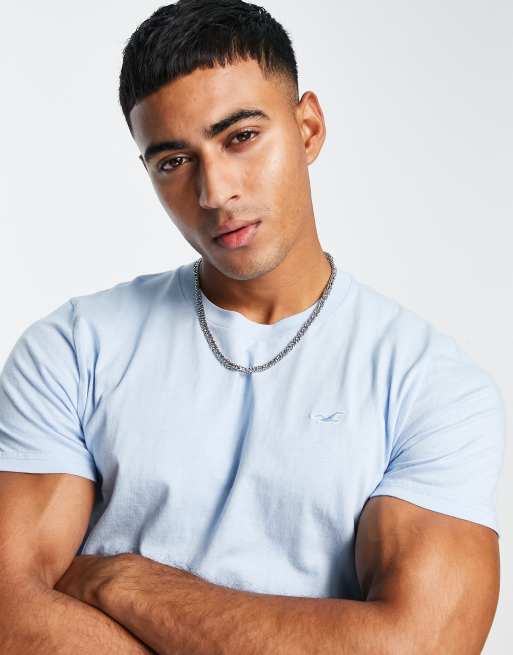 Hollister light blue shop shirt