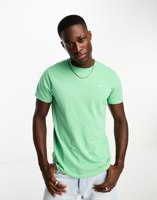 Hollister icon logo t-shirt in mint green