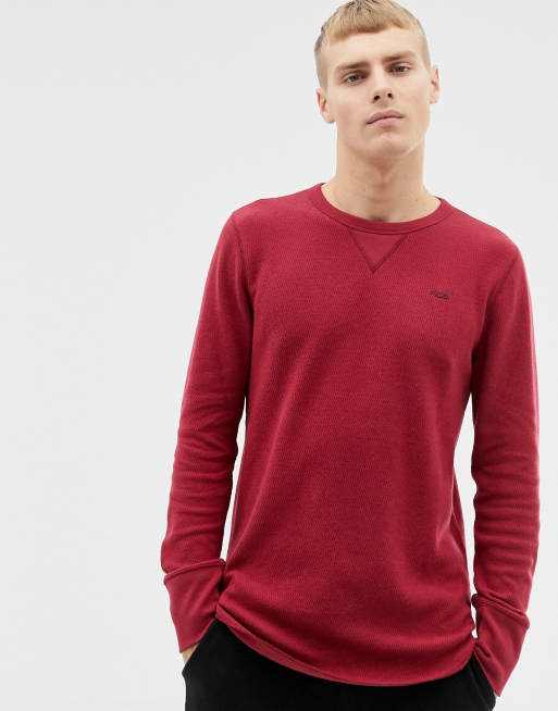 Hollister hot sale waffle top