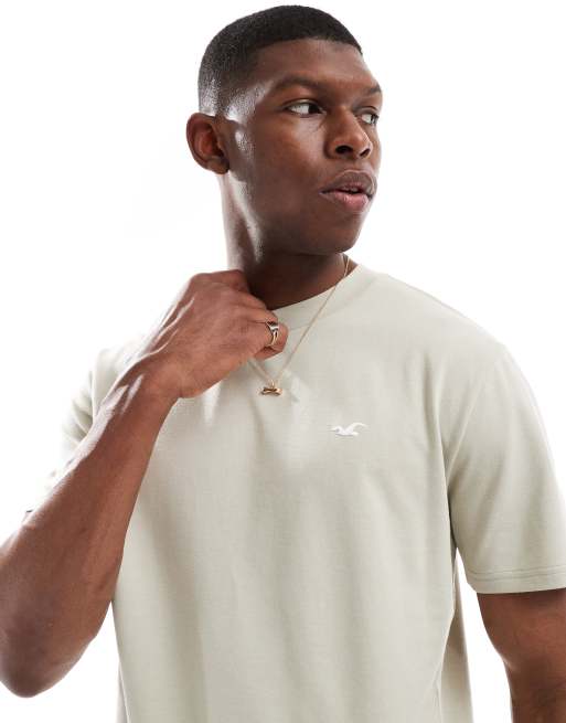 Hollister - Icon - T-shirt met icoonlogo in lichtgroen