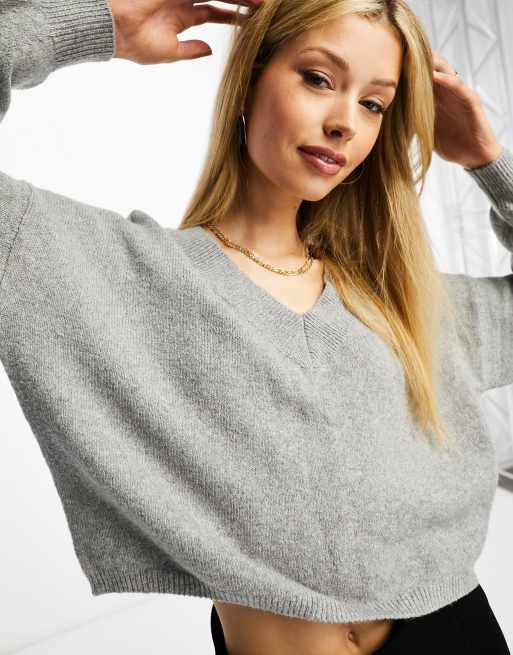 Grey hollister jumper discount