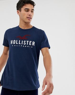 navy blue hollister shirt