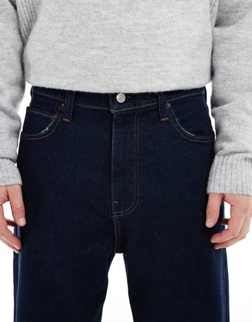 Hollister - Indigo baggy jeans med 5 lommer, 5 af 5