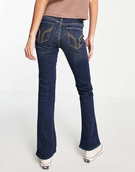 Hollister - Indigoblå bootcut-jeans, 2 af 4