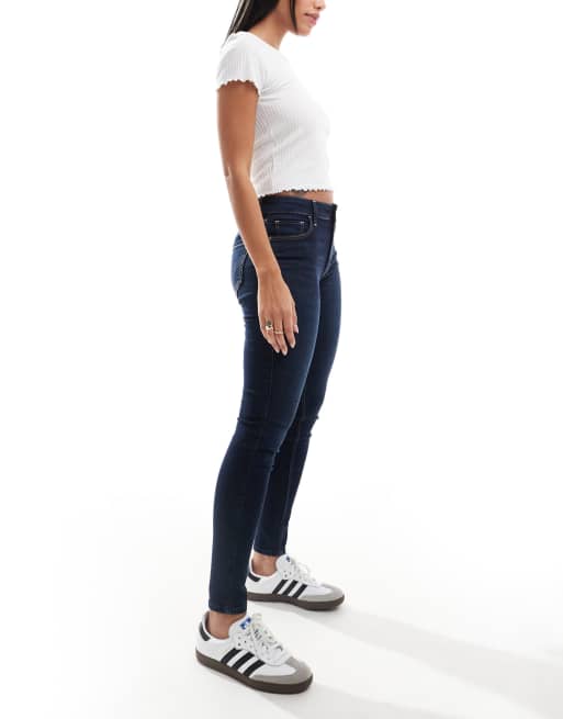 Hollister – Indigoblå, superskinny jeans med hög midja, 2 av 5