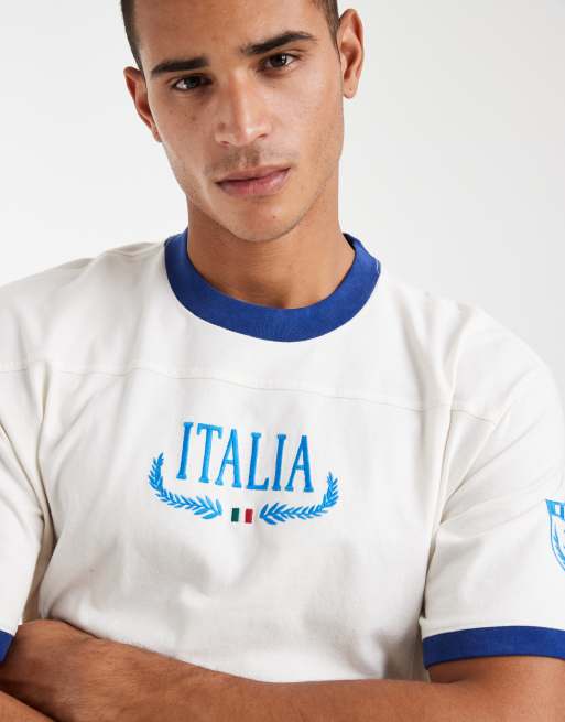 Hollister アクアブルー Vネック長袖Tシャツ 海外ガール ピチt