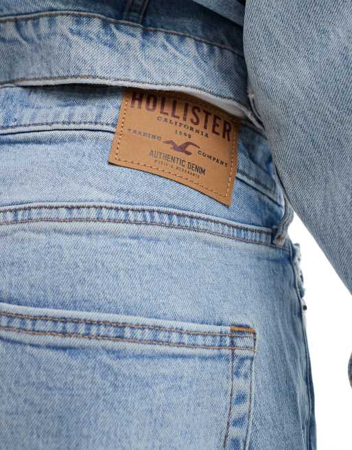 Hollister - Jean ample - Bleu délavé, 2 de 5