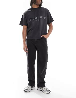 Hollister - Jean baggy à 5 poches - Noir