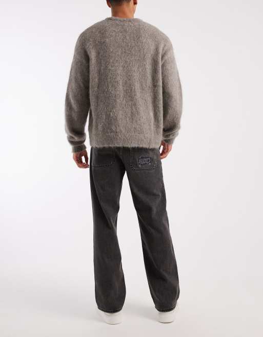 Hollister - Jean baggy à poche brodée - Noir, 3 de 5