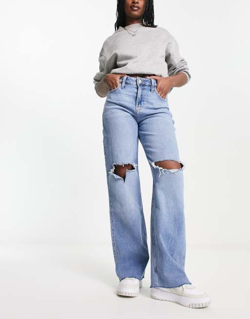 Jean hollister femme taille haute clearance