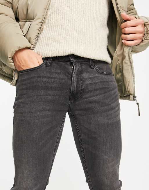 Hollister - Jean ultra skinny - Noir délavé, 3 de 4