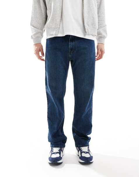 Hollister – Jeans mit geradem Bein in heller Waschung mit Vintage-Tönung - view 1