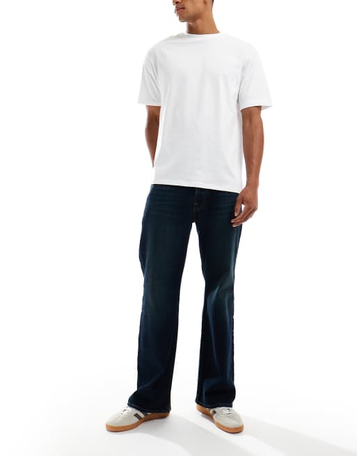 Hollister – Jeansy bootcut w ciemnym odcieniu indygo