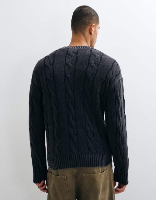 Hollister jersey de punto de ochos negro, 3 de 5
