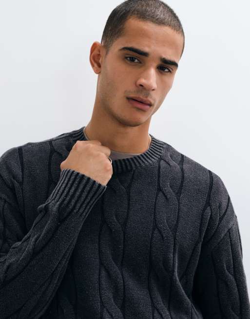 Hollister jersey de punto de ochos negro, 5 de 5