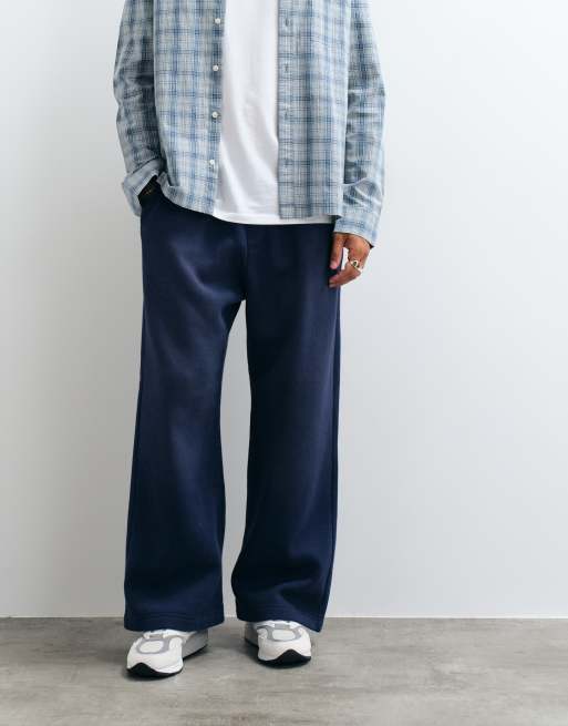 Hollister jogger ample à logo essentiel coupe basse bleu marine, 2 de 5