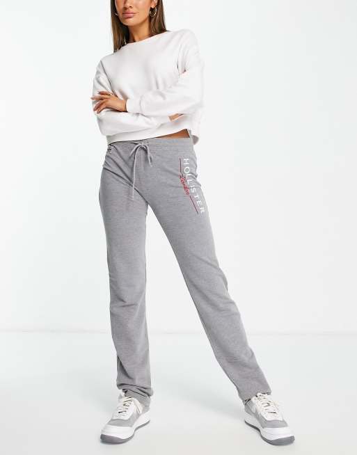 Hollister Jogger droit a logo Gris