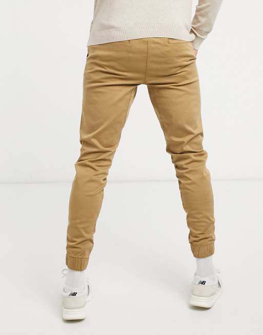 Hollister khaki joggers on sale