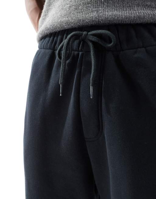 Hollister - Joggers felpati neri molto ampi, 5 di 5