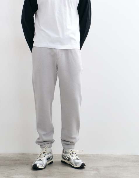 Hollister joggers holgados con frunce en gris lavado - view 1