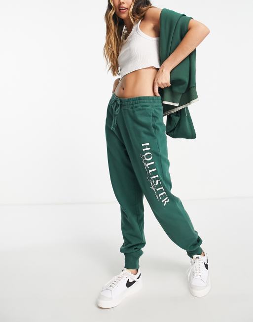 Specialiseren Lot vos Hollister - Joggingbroek met logo in groen | ASOS