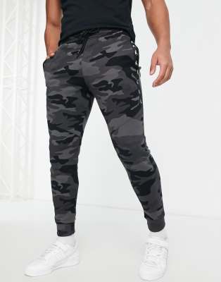 Hollister - Joggingbroek met logobies aan de zijkant in zwart
