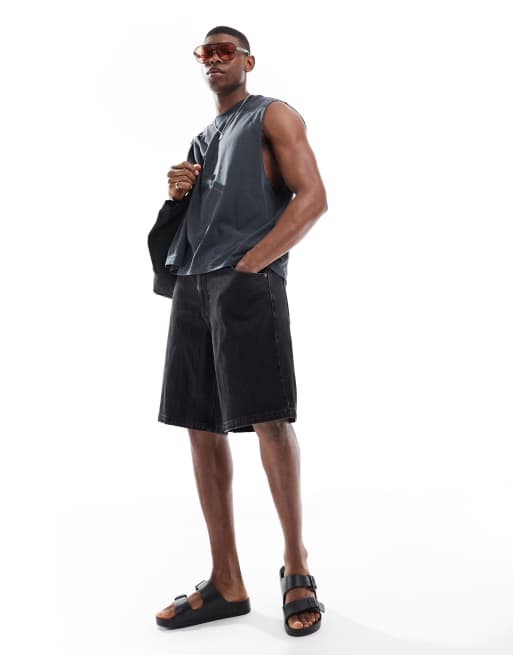 Hollister - Jorts ampi neri