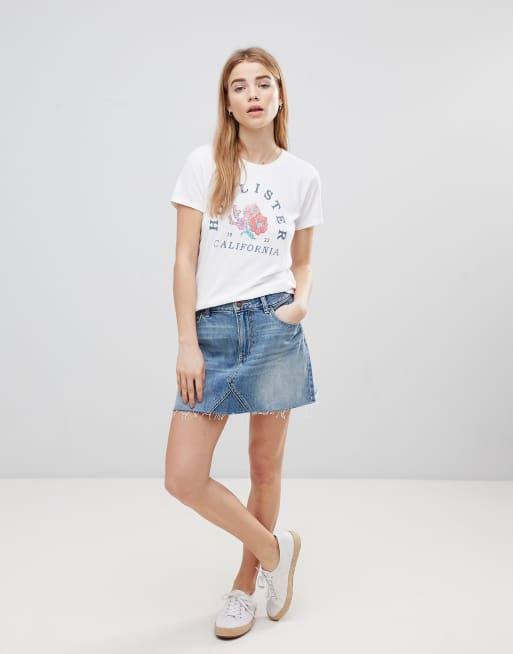 Jupe en jean hollister cheap