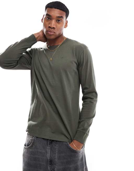 Hollister - Kakigrøn sweat-top med logoikon