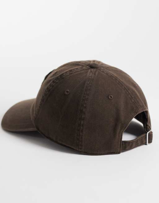 Hollister kasket med grafisk print i vasket brun, 3 af 3