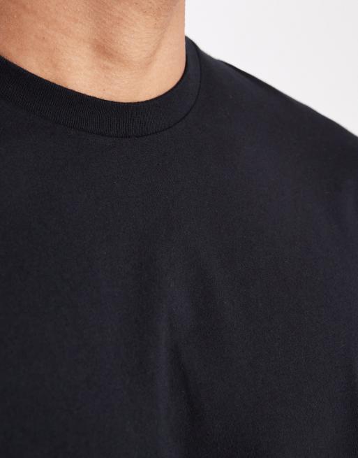 Hollister – Klassisches, kurzärmliges T-Shirt in Schwarz, 5 von 5