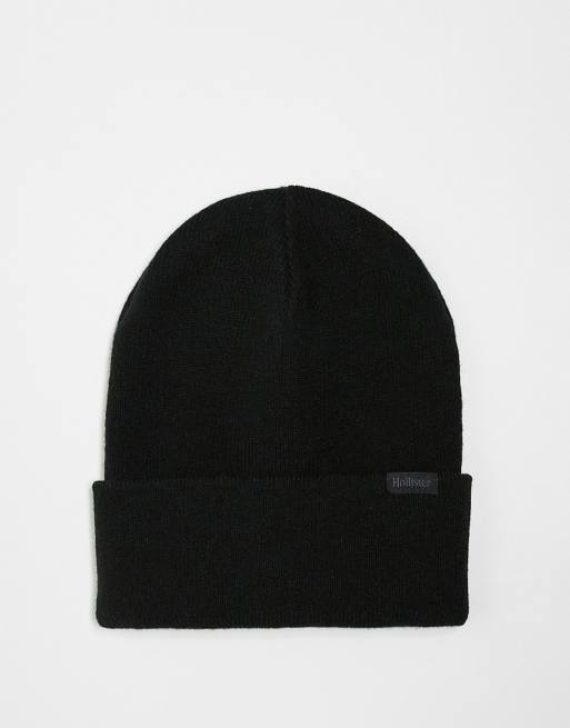 Hollister knit beanie in black
