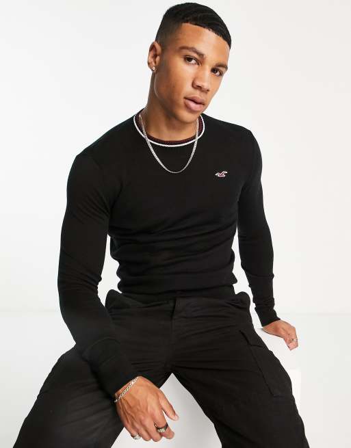 Hollister black sweater cheap